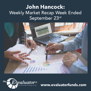John Hancock: Weekly Market Recap Week Ended September 23rd